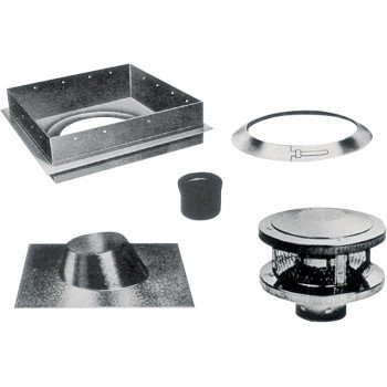 AmeriVent 6HS-RKS Chimney Kit, Stainless Steel