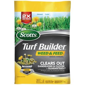 Scotts Turf Builder 25040 Weed and Feed Fertilizer, 33.95 lb Bag, Granular