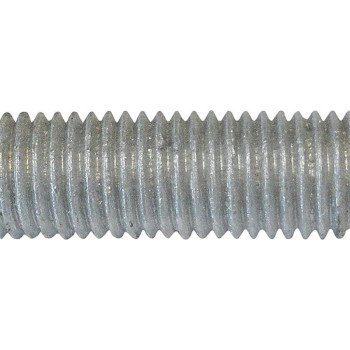 PFC 770055-BR Threaded Rod, 1/2-13 in Thread, 10 ft L, A Grade, Carbon Steel, Galvanized, NC Thread