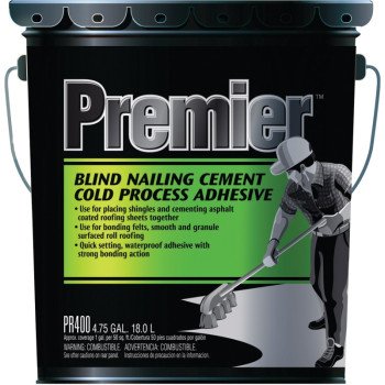 Henry PR400070 Adhesive Cement, Liquid, Paste, Petrol, Black, 4.75 gal