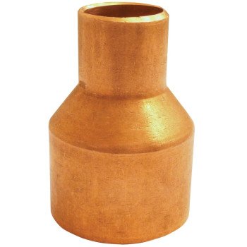 Elkhart Products 101R Series 30768 Reducing Pipe Coupling with Stop, 1-1/2 x 1 in, Sweat