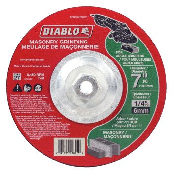 CDD070250B01C WHEEL GRIND 7IN 