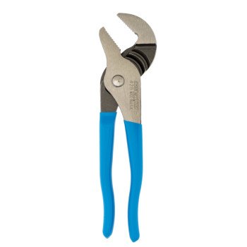 Channellock SpeedGrip Series 428X Tongue and Groove Plier, 8.45 in OAL, 1.2 in Jaw, Non-Slip Adjustment, Blue Handle