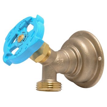 SharkBite 24627LF Hose Bibb, 3/4 in Connection, MHT, 200 psi Pressure, Multi-Turn Actuator, Brass Body