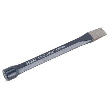 Vulcan JL-CSL004 Cold Chisel, 1/2 in Tip, 6 in OAL, Chrome Alloy Steel Blade, Hex Shank Handle