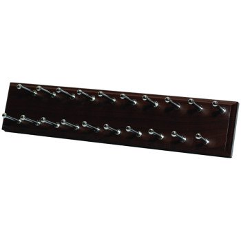 Easy Track RA1200-T Tie Rack, 20-Hook, Truffle