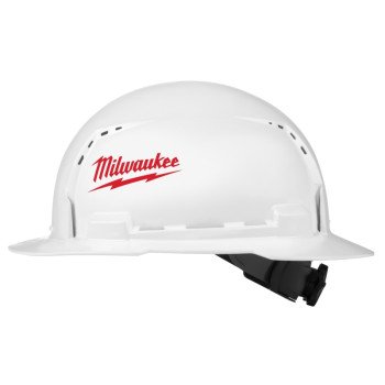 Milwaukee 48-73-1010 Hard Hat with Bolt, White, Class: C
