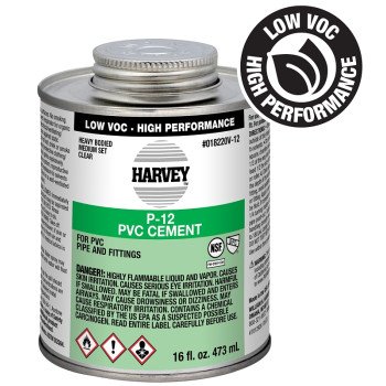 Harvey 18220V-12 Heavy-Bodied Medium Set Cement, 16 oz Can, Liquid, Clear