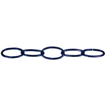 Ben-Mor 51081 Decorative Chain, #10, 50 ft L, 45 lb Working Load, Oval Link