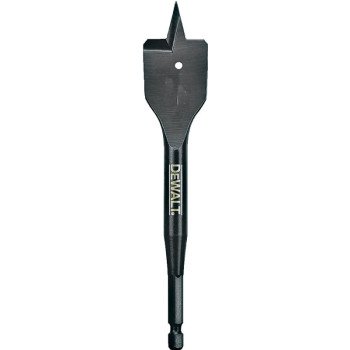 DEWALT DW1580 Spade Drill Bit, 7/8 in Dia, 6 in OAL, 1/4 in Dia Shank, Hex Shank