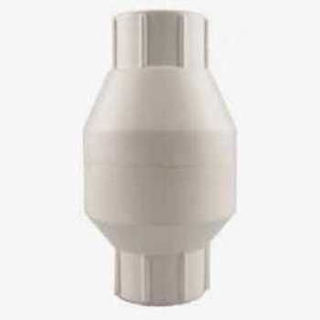 Boshart U1710-07 In-Line Check Valve, 3/4 in, Threaded, 100 psi Pressure, PVC Body