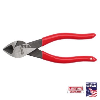 Milwaukee MT506 Cutting Pliers, 6.09 in OAL, 3/4 in Jaw Opening, Red Handle