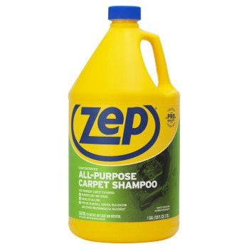 Zep ZUCEC128 Carpet Cleaner, 128 oz Bottle, Liquid, Pleasant, Clear