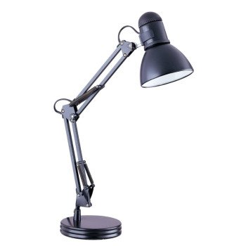 Boston Harbor TL-WK-134E-BK-3L Swing Arm Work Lamp, 120 V, 60 W, 1-Lamp, A19 or CFL Lamp, Black