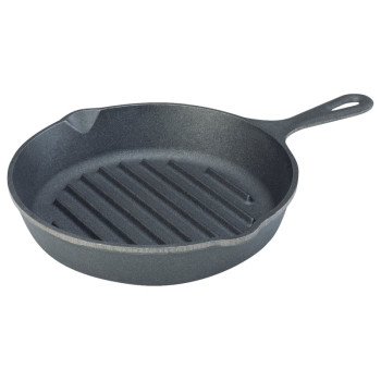 Lodge L8GP3 Griddle Pan, 10.313 in Dia, Cast Iron, Black, Round