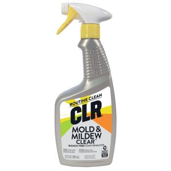 CLR CMM-6 Mold and Mildew Stain Remover, 32 oz, Liquid, Water White