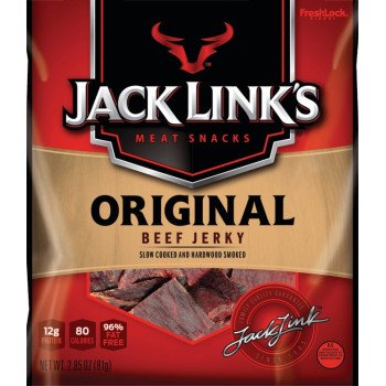 Jack Link's 10000007611 Snack, Jerky, Original, 2.85 oz