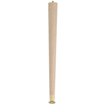 Waddell 2512 Table Leg, 11-1/2 in H, Hardwood, Smooth Sanded