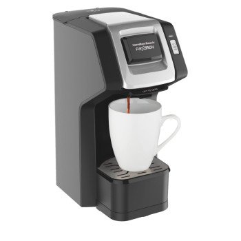 Hamilton Beach 49974 Coffee Maker, 10 oz Capacity, 1050 W, Black/Silver