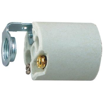 7042600 SOCKET FIXT PORC WHITE