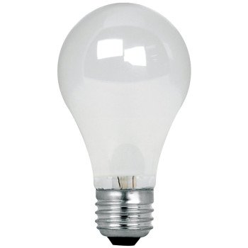 Feit Electric Q43A/W/DL/4/RP Halogen Bulb, 43 W, Medium E26 Lamp Base, A19 Lamp, Soft White Light, 630 Lumens