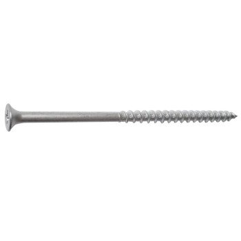 Midwest Fastener 08164 Deck Screw, 10-8 Thread, 4 in L, Coarse Thread, Bugle Head, Phillips Drive, Steel, Dacrotized