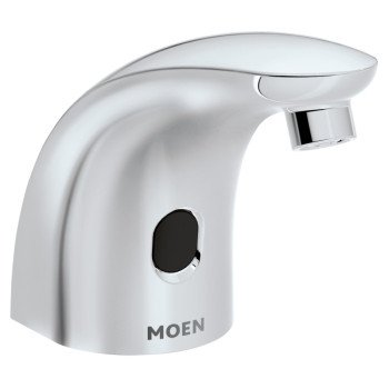 Moen M-Power Series 8558 Soap Dispenser, 2-11/16 in H Spout, 1-Hole, Cast Brass, Chrome Plated, Deck Mounting