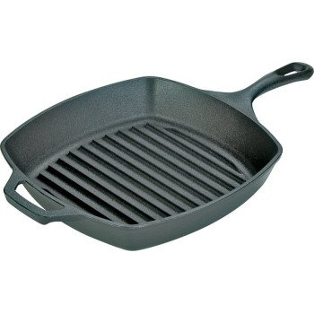 Lodge L8SGP3 Griddle Pan, Cast Iron, Black, Square