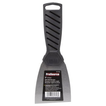 ProSource 10571-3L Wall Scraper, 3 in W Blade, Full Tang Blade, HCS Blade, Plastic Handle, Non-Slip Grip Handle