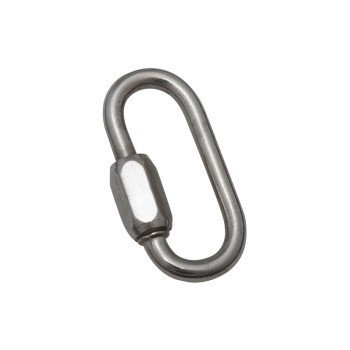 National Hardware 3167BC Series N262-477 Quick Link, 1/8 in Trade, 300 lb Working Load, Stainless Steel