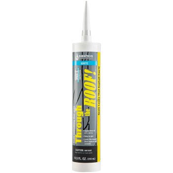 Sashco 14035 Sealant, White, Liquid, 10.5 oz, Cartridge