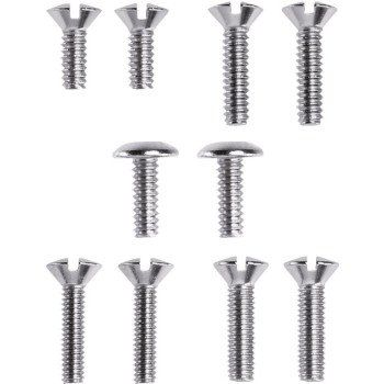 Danco 88356 Faucet Handle Screw Kit, Stainless Steel, Includes: (2) #10-24 x 3/4 in Oval Head #35652B Screws