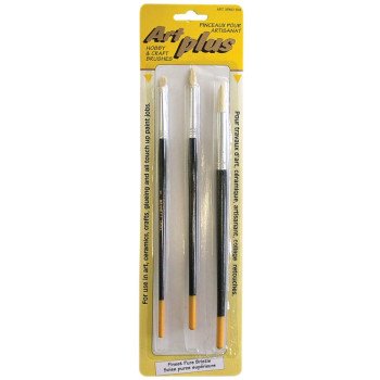 Bennett ART 3RND 503 Artist Brush Set, Wood Handle