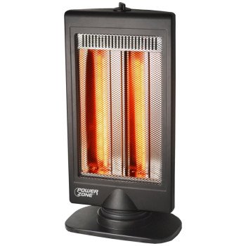 PowerZone BFGF-8 Electric Halogen Radiant Oscillating Space Heater, 400/800 W