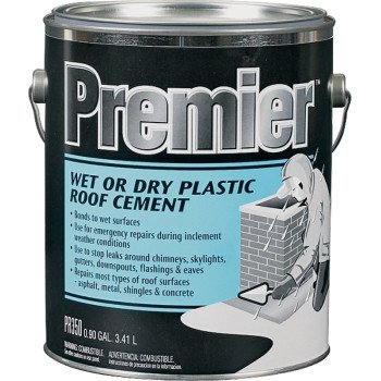 Henry PR350042 Plastic Roof Cement, Black, Paste, 0.9 gal Cartridge