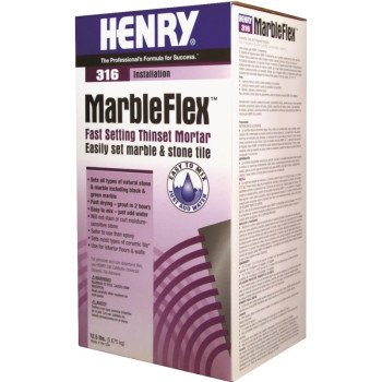 Henry Marbelflex Series 12035 Thin-Set Adhesive, Powder, 12.5 lb, Box