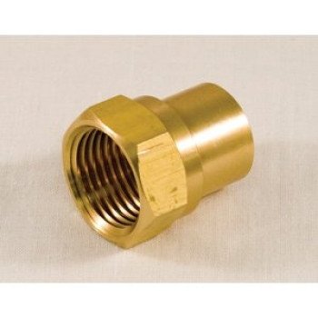 aqua-dynamic 9972-132 Pipe Adapter, 1/2 x 3/8 in, FPT x Compression, Brass