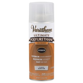 Varathane 9181 Polyurethane, Liquid, Clear, 11.25 oz, Aerosol Can