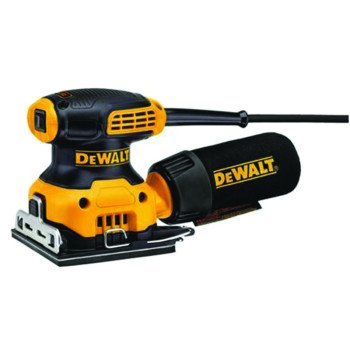 DEWALT DWE6411 Palm Sander, 2.3 A, Includes: DWE6411 Sander, Paper Punch, Dust Bag