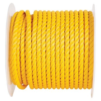 Koch 5001645 Rope, 1/2 in Dia, 200 ft L, 420 lb Working Load, Polypropylene