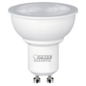 Feit Electric BPMR16GU10/500/93 LED Lamp, Track/Recessed, MR16 Lamp, 50 W Equivalent, GU10 Lamp Base, Dimmable