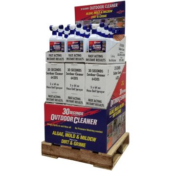 30 Seconds 6430S QPDU Outdoor Cleaner, 64 oz, Liquid, Characteristic