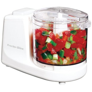 Hamilton Beach 72500RY Food Chopper, 1.5 Cups Capacity, 1-Speed, White