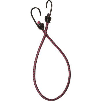 Keeper 06031 Bungee Cord, 30 in L, Rubber, Hook End