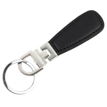 Hy-Ko 2GO Series KH483 Leatherette Key Ring, 1-1/8 in Ring