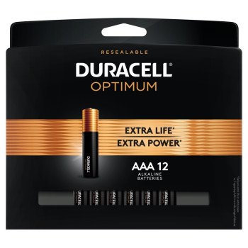 Duracell 32665 Optimum Battery, 1.5 V Battery, AAA Battery, Alkaline