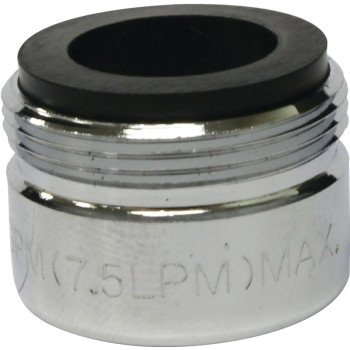 Plumb Pak PP800-10 Faucet Aerator, 13/16-27 Male, Chrome Plated