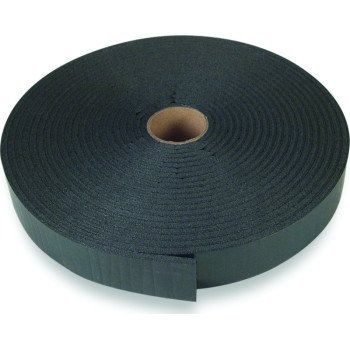 Climaloc CZ94970 Insulating Foam Tape, 1-1/4 in W, 30 ft L, 3/16 in Thick, Polyethylene, Black