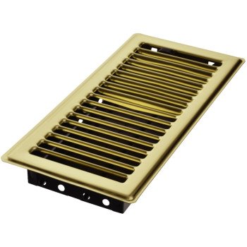 RG0232 4X10 BRASS REGISTER FLO