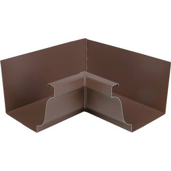 Amerimax 2520119 Gutter Miter, Aluminum, Brown